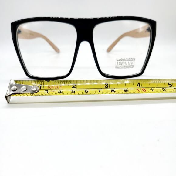 DON'T KILL MY VIBE Phrase Round Frame & Oversized Square Frame Sunglasses Bundle - Picture 10 of 10